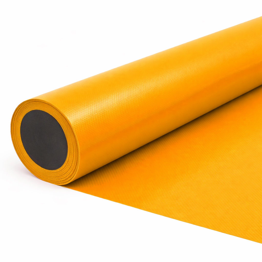 ПВХ ТКАНЬ Polystar-HL 650г/м2 желтый RAL 1003 1 ст. лак полугл. -40С 2,5м 65м