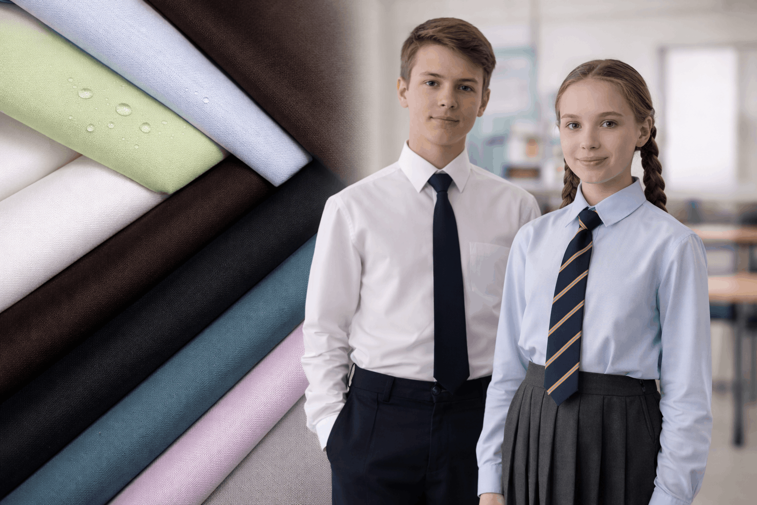 Новинка: сорочечная ткань КЛАСС ФОРМ для школьной и форменной одежды