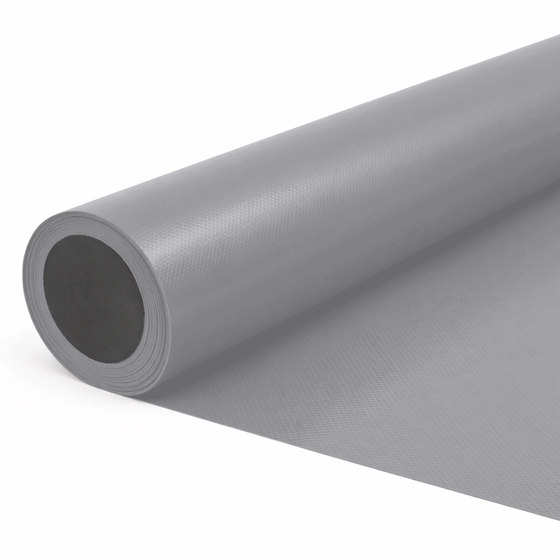 ПВХ ТКАНЬ Polystar-HL 650г/м2 серый RAL 7040 2 ст. лак полугл. -50С Г1 3м 65м