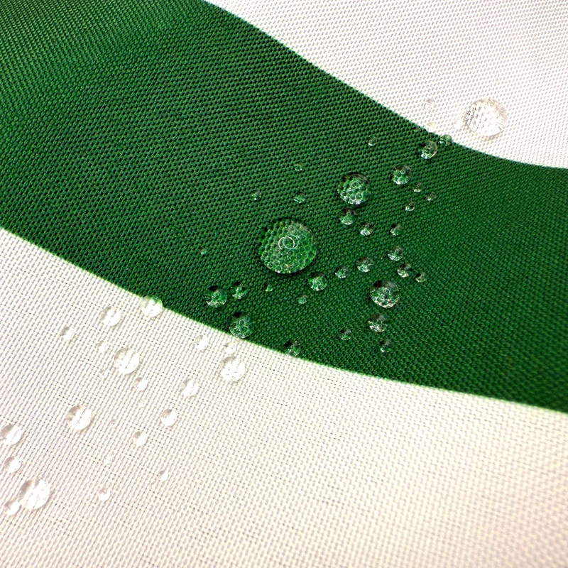 ОКСФОРД 300D SWING 140г/м2 1,5м 100%п/э WR PRINT (ОКСФОРД 300D SWING 140г/м2 1,5м 100%п/э WR PRINT полоска 1 белый+зеленый)