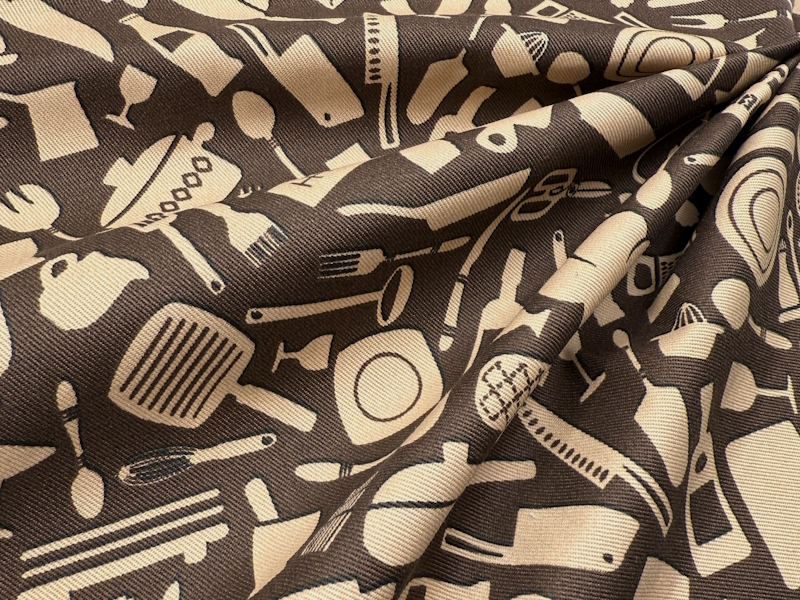 Подборка материалов для пошива фартуков, кителей и текстиля для кухни