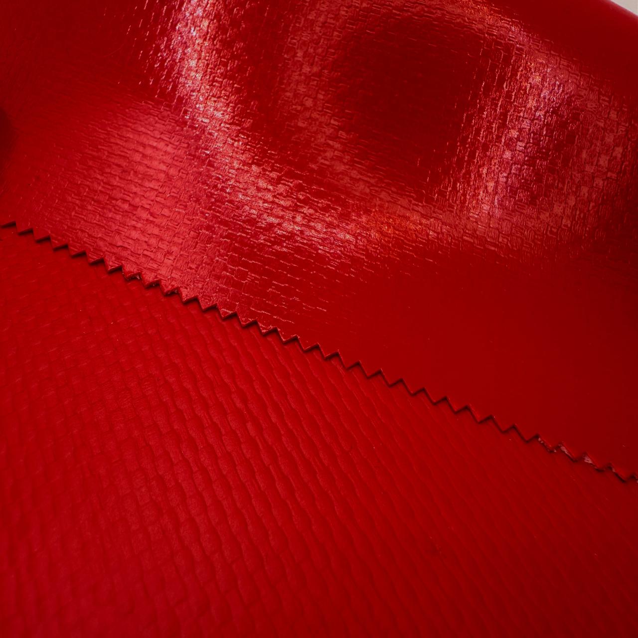 ПВХ ТКАНЬ МТ1 900г/м2 красный RAL 3001 1 ст. лак гл. -30С 3м 50м