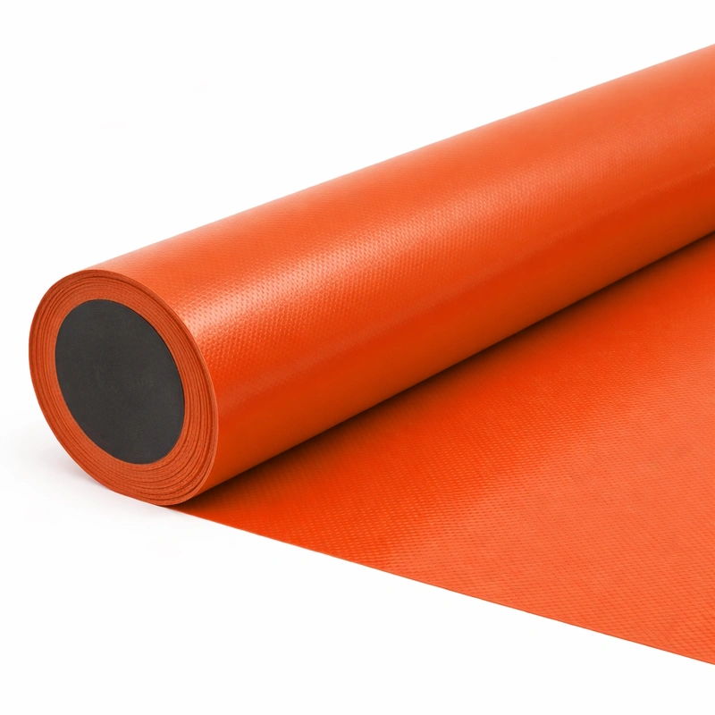 ПВХ ТКАНЬ Polystar-SL 630г/м2 оранжевый RAL 2004 полугл. -30С 2,5м 65м