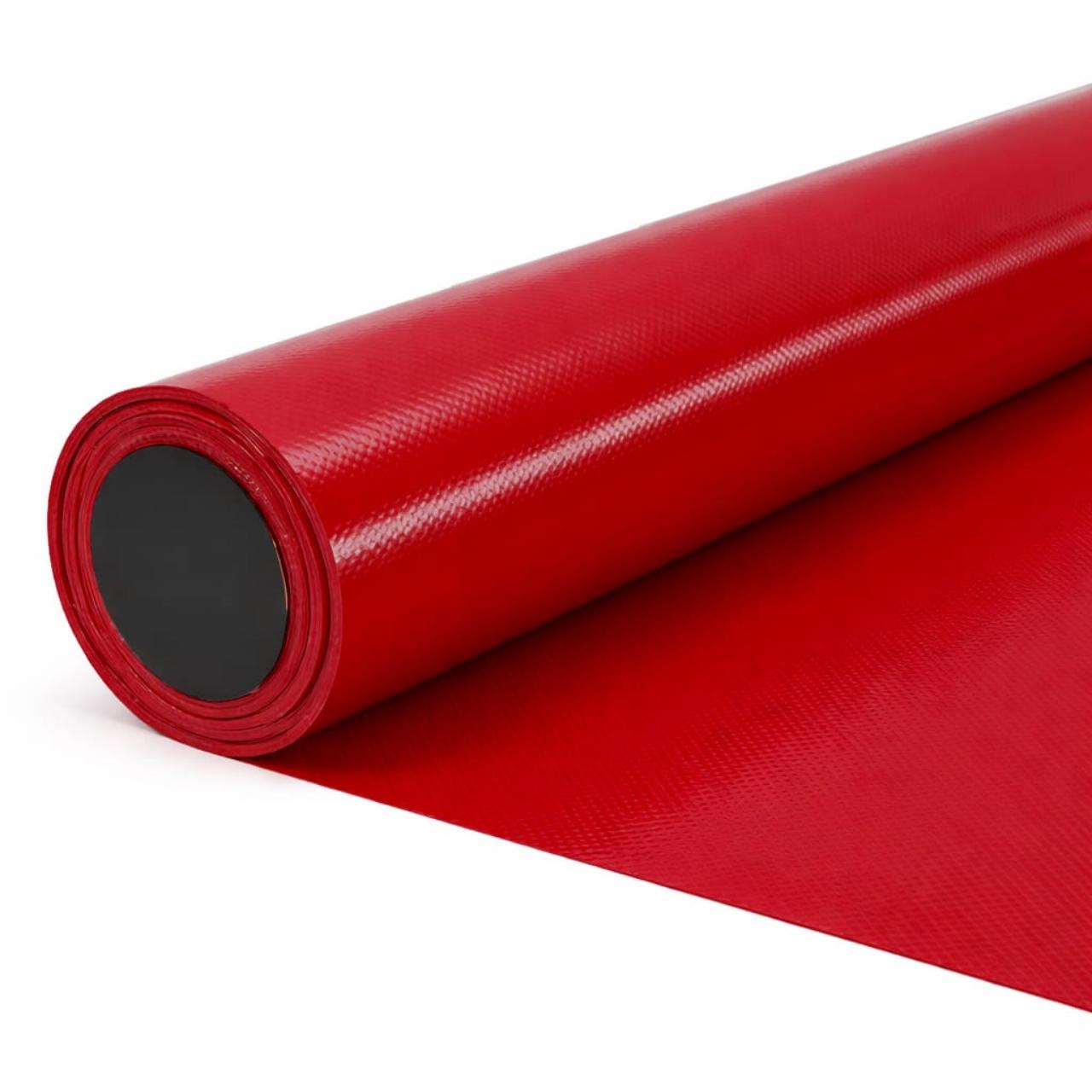 ПВХ ТКАНЬ МТ1 900г/м2 красный RAL 3001 1 ст. лак гл. -30С 3м 50м