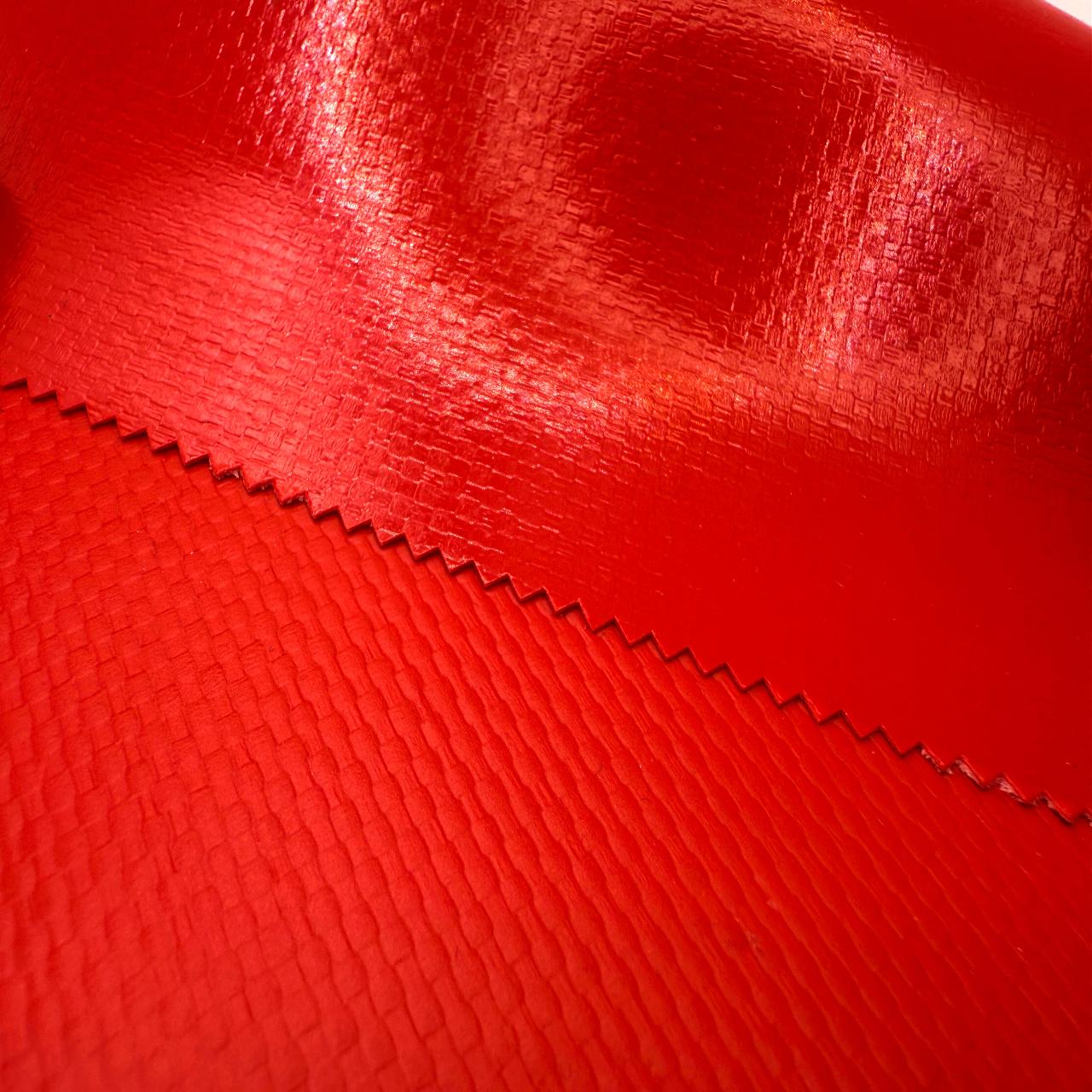 ПВХ ТКАНЬ 630г/м2 красный RAL 3020 гл. -30С 2,5м 65м