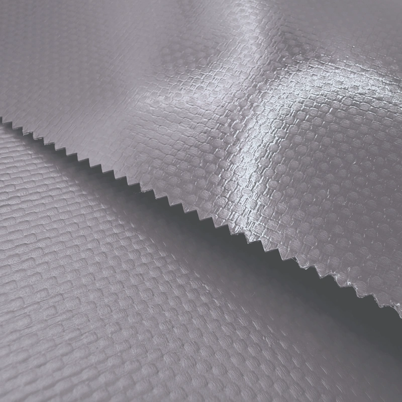 ПВХ ТКАНЬ Polystar-HL 650г/м2 серый RAL 7040 2 ст. лак полугл. -50С Г1 3м 65м