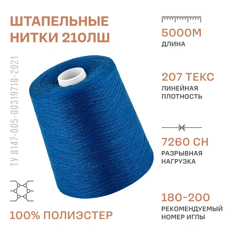 НИТКИ ПНК Красная нить 210ЛШ 5000м