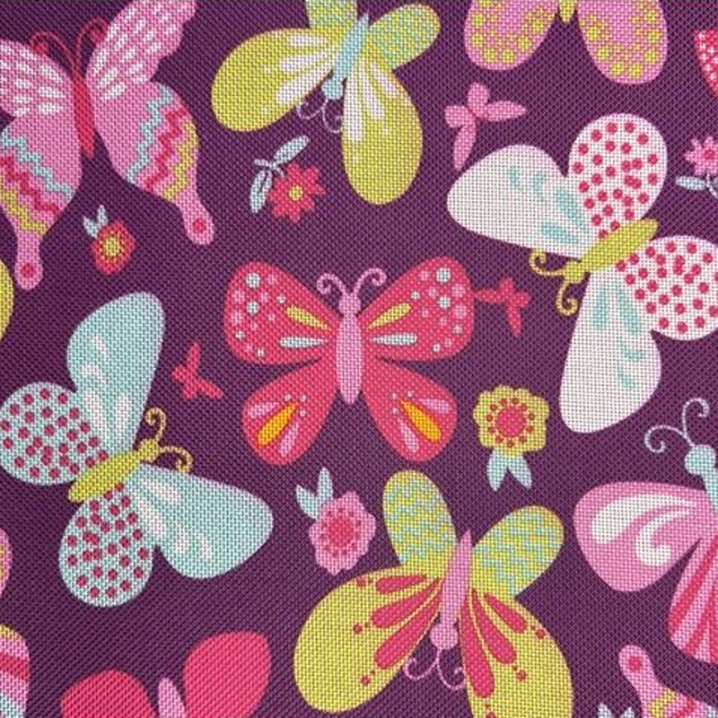 ОКСФОРД PVC PRINT 600*300D RST DIAMOND 350г/м2 (ОКСФОРД PVC PRINT 600*300D RST 350г/м2 бабочки на фиолетовом CSK70264-1 DIAMOND)