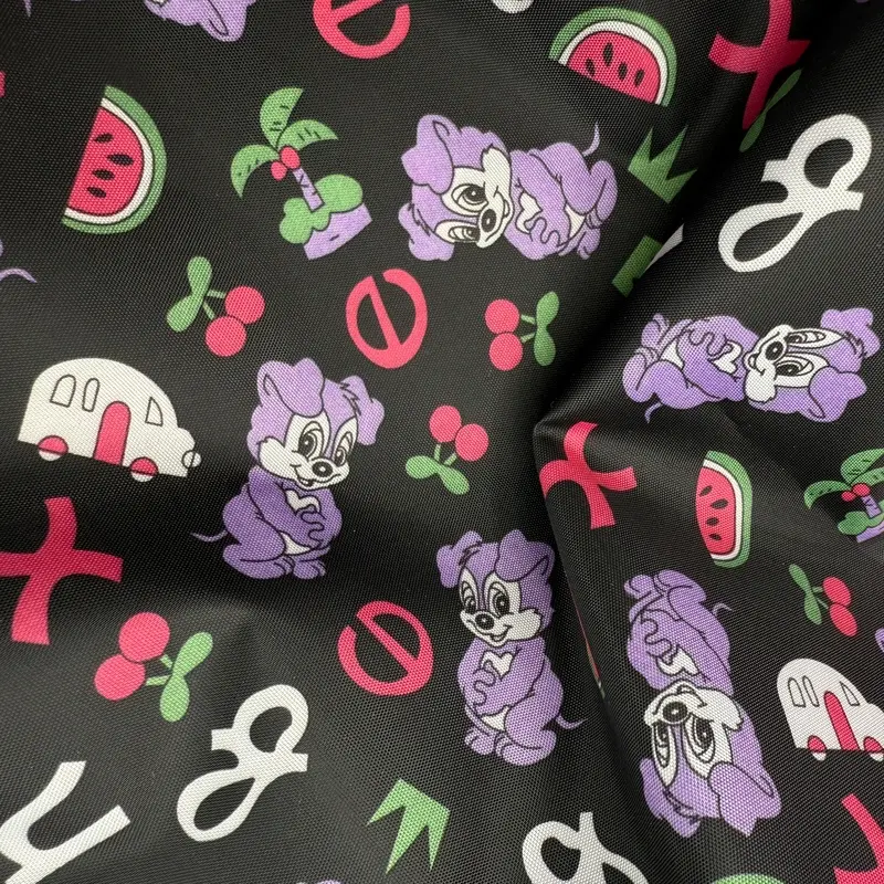 ТКАНЬ ОКСФОРД 200D 85г/м2 ВО ПУ800 ПРИНТ